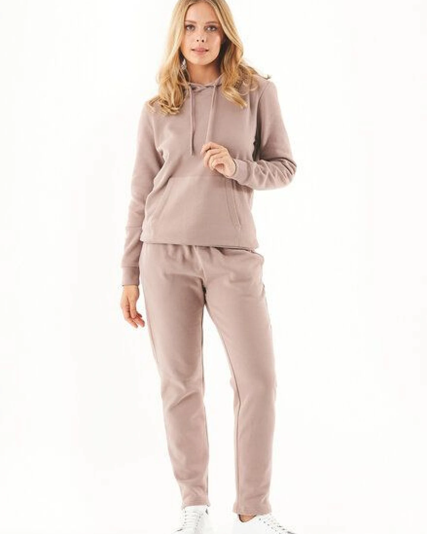 ORGANICATION ESSENTIALS-PUREEN- Soft Touch Sweathose aus Bio-Baumwolle – Ansicht 2