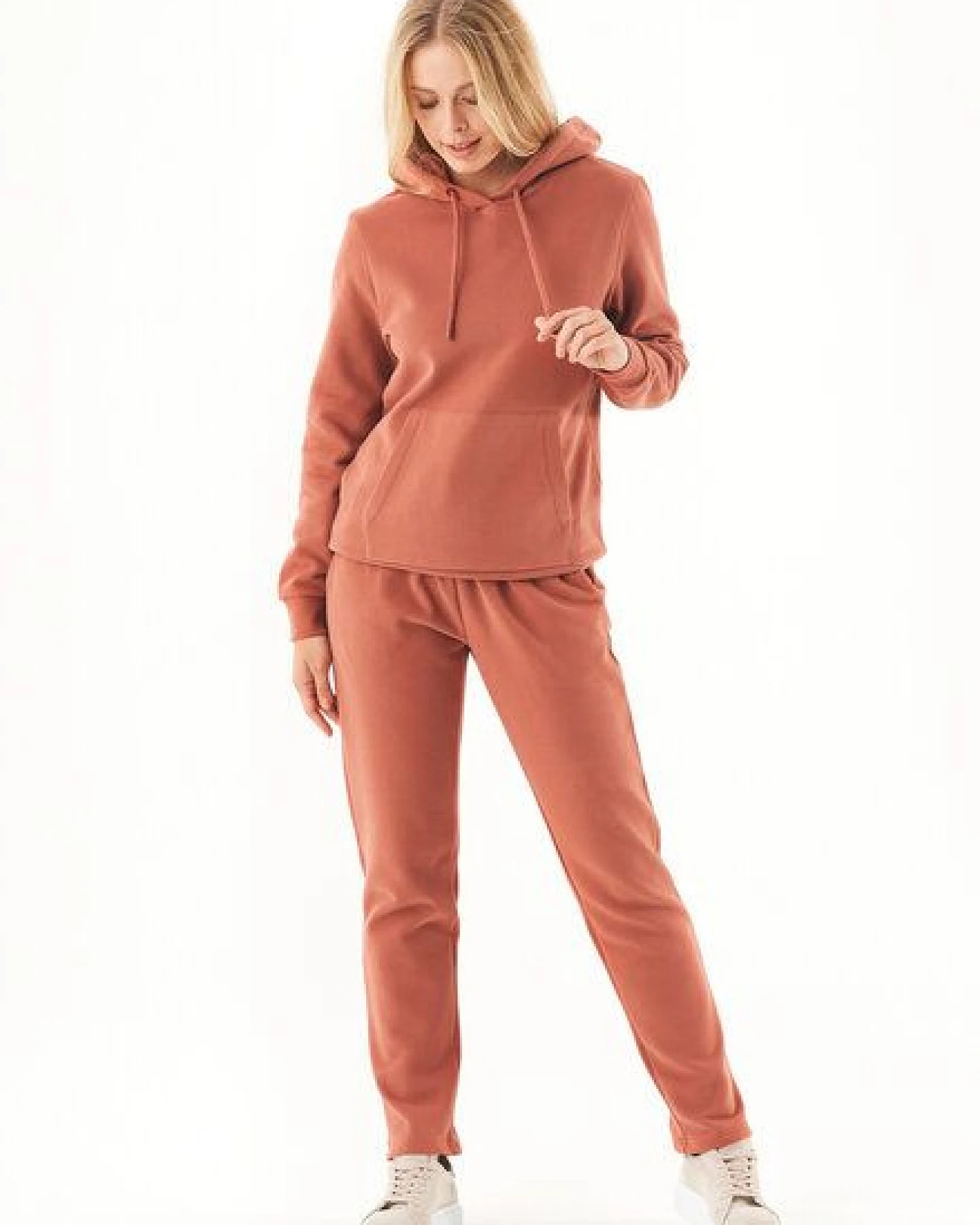 ORGANICATION ESSENTIALS-PUREEN- Soft Touch Sweathose aus Bio-Baumwolle – Ansicht 2