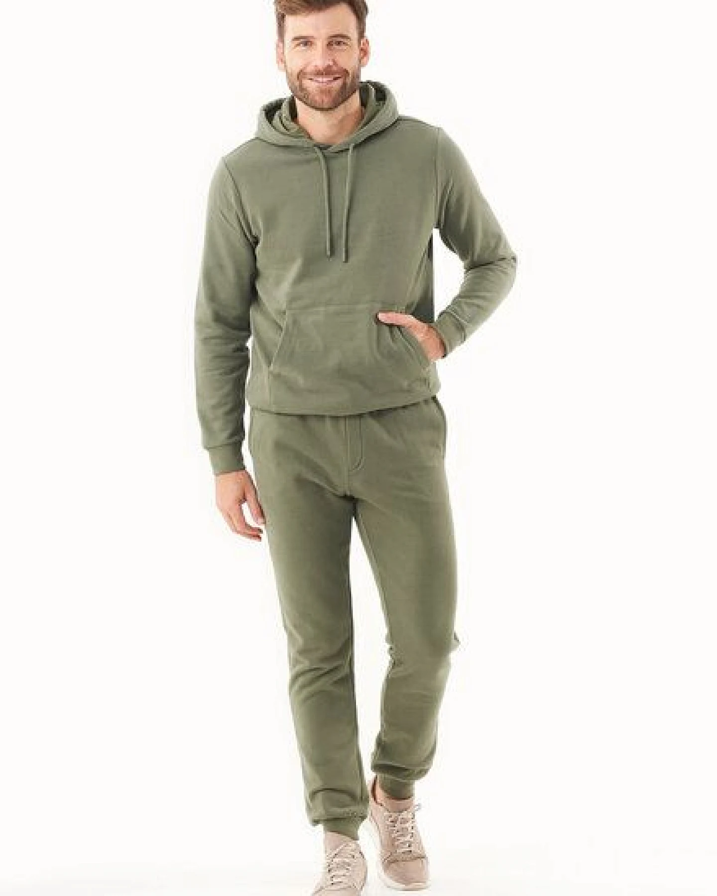 ORGANICATION ESSENTIALS-PEENO- Soft Touch Sweathose aus Bio-Baumwolle – Ansicht 2