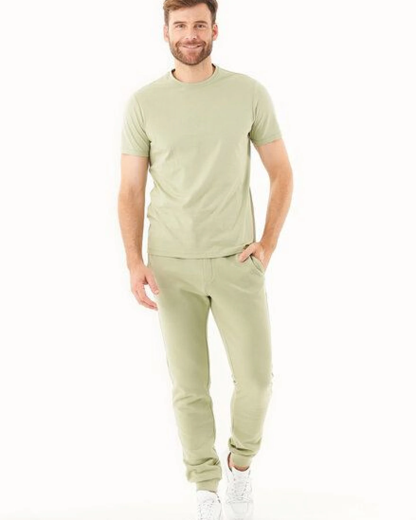 ORGANICATION ESSENTIALS-PEENO- Soft Touch Sweathose aus Bio-Baumwolle – Ansicht 2