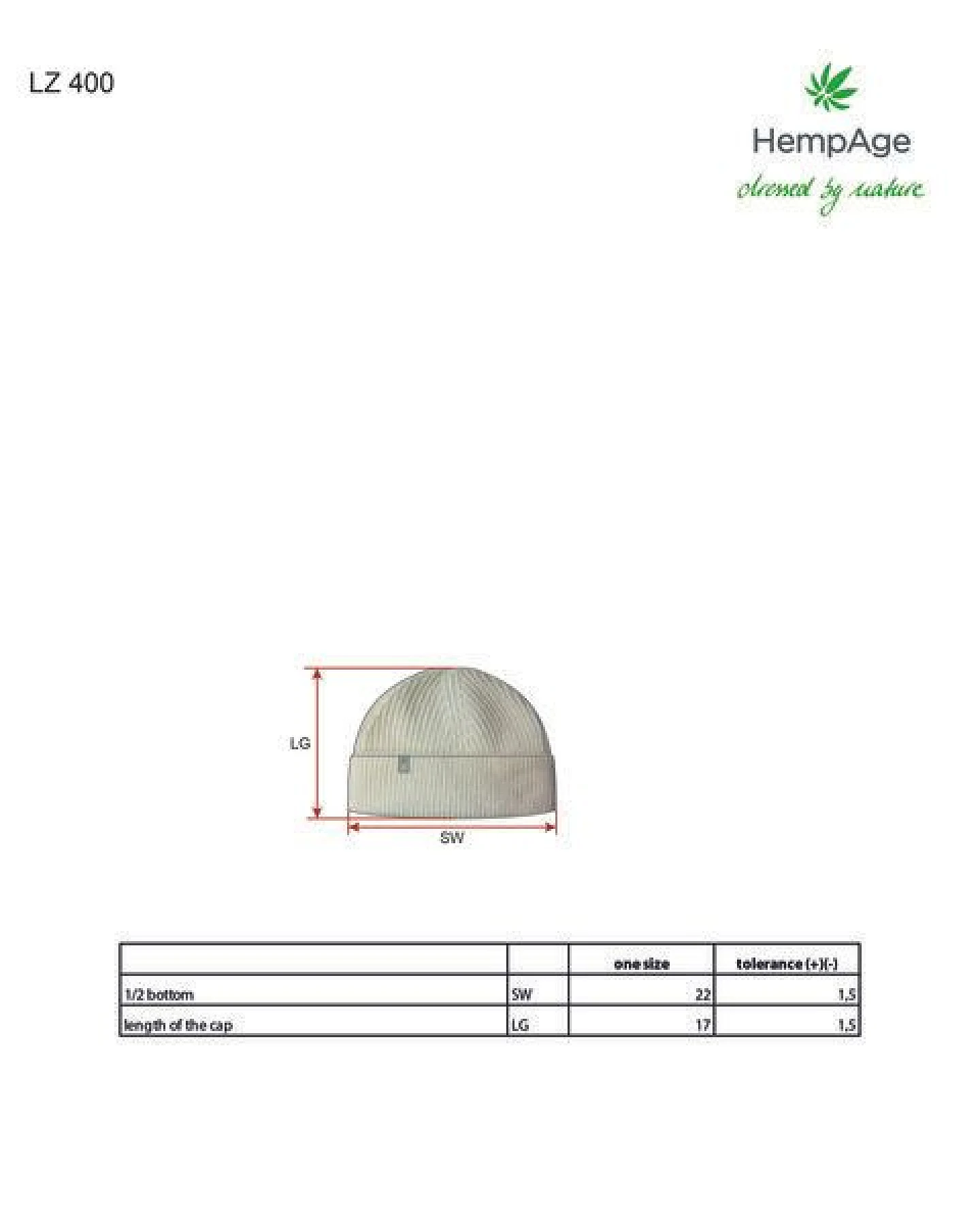HempAge Damen / Herren Strickmütze Bio-Baumwolle/Hanf – Ansicht 4