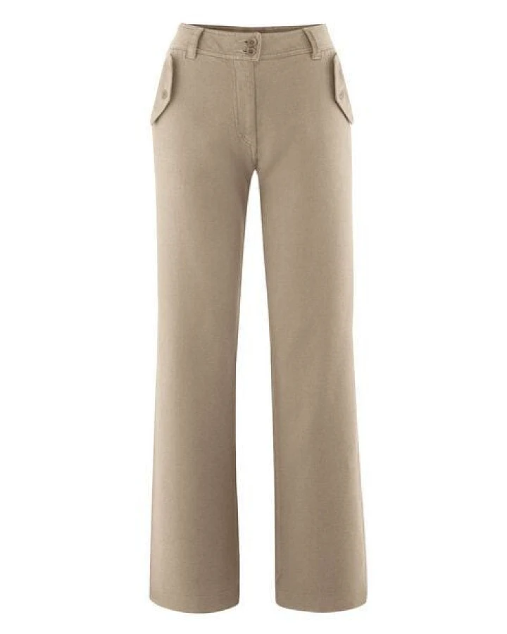 HempAge Damen Palazzohose Hanf/Bio-Baumwolle