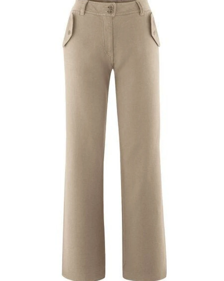 HempAge Damen Palazzohose Hanf/Bio-Baumwolle