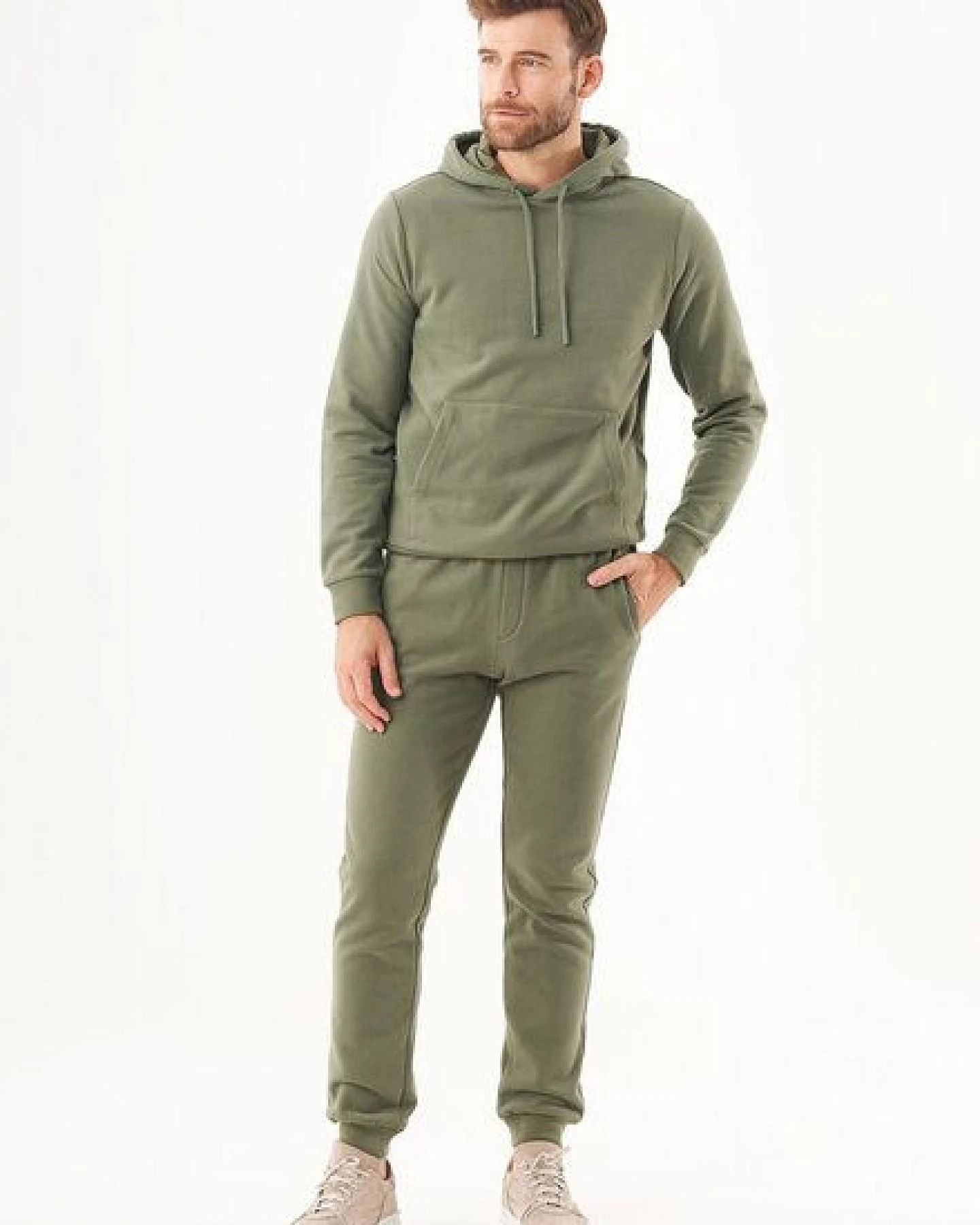 ORGANICATION ESSENTIALS-HOOLDEN-Soft Touch Hoodie aus Bio-Baumwolle – Ansicht 2