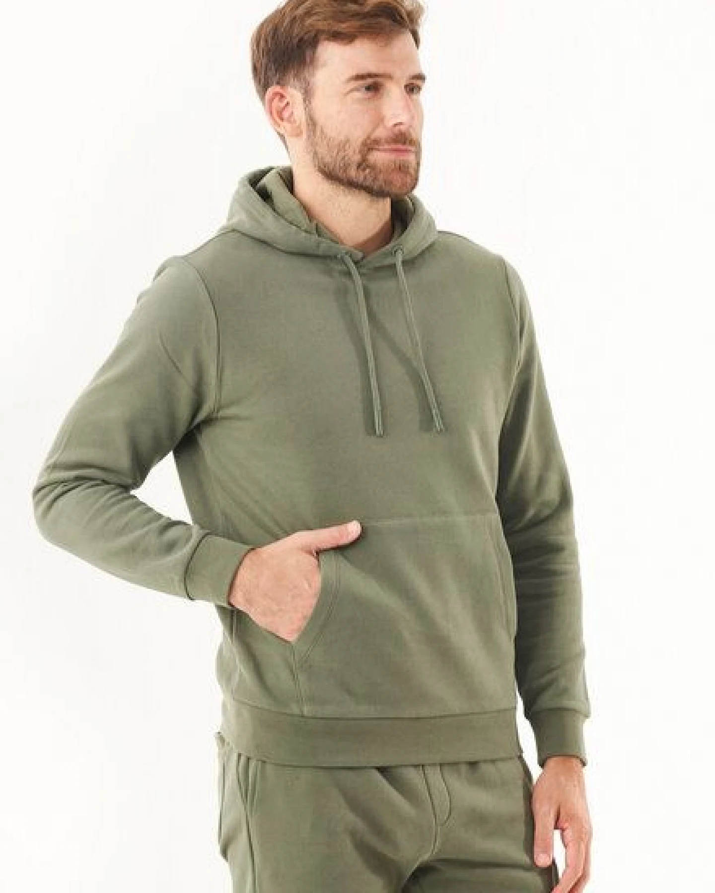 ORGANICATION ESSENTIALS-HOOLDEN-Soft Touch Hoodie aus Bio-Baumwolle – Ansicht 3