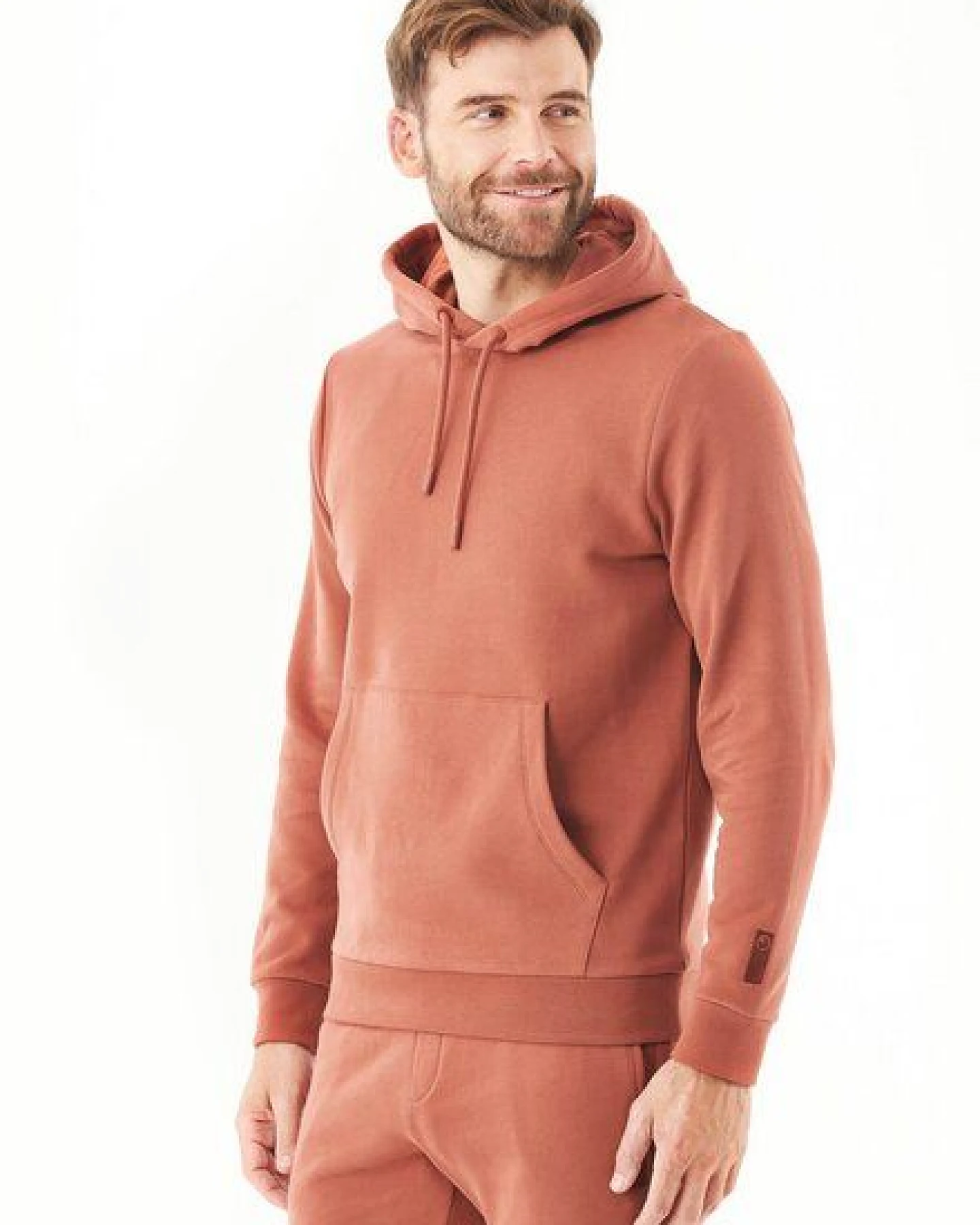 ORGANICATION ESSENTIALS-HOOLDEN-Soft Touch Hoodie aus Bio-Baumwolle – Ansicht 3
