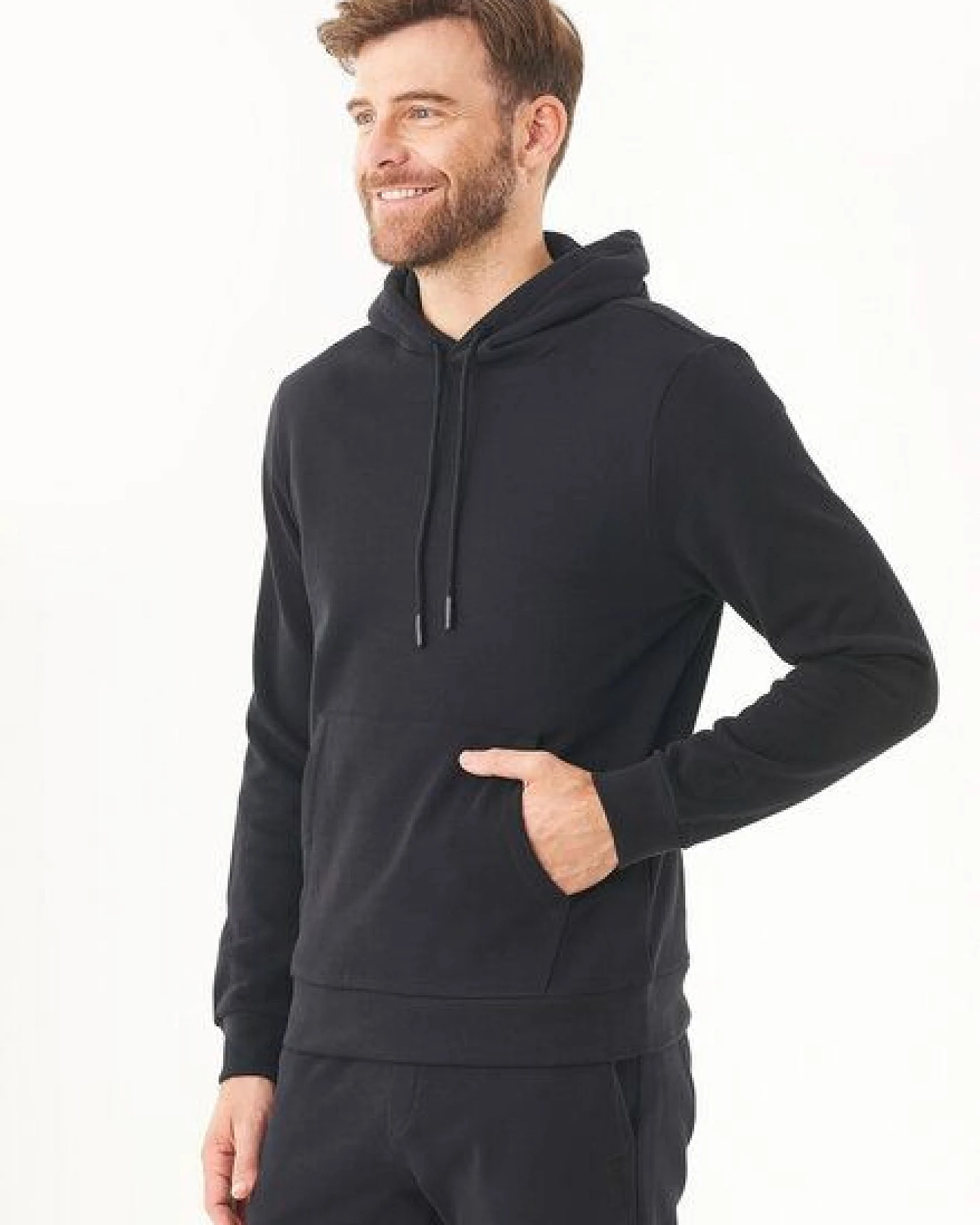 ORGANICATION ESSENTIALS-HOOLDEN-Soft Touch Hoodie aus Bio-Baumwolle – Ansicht 3