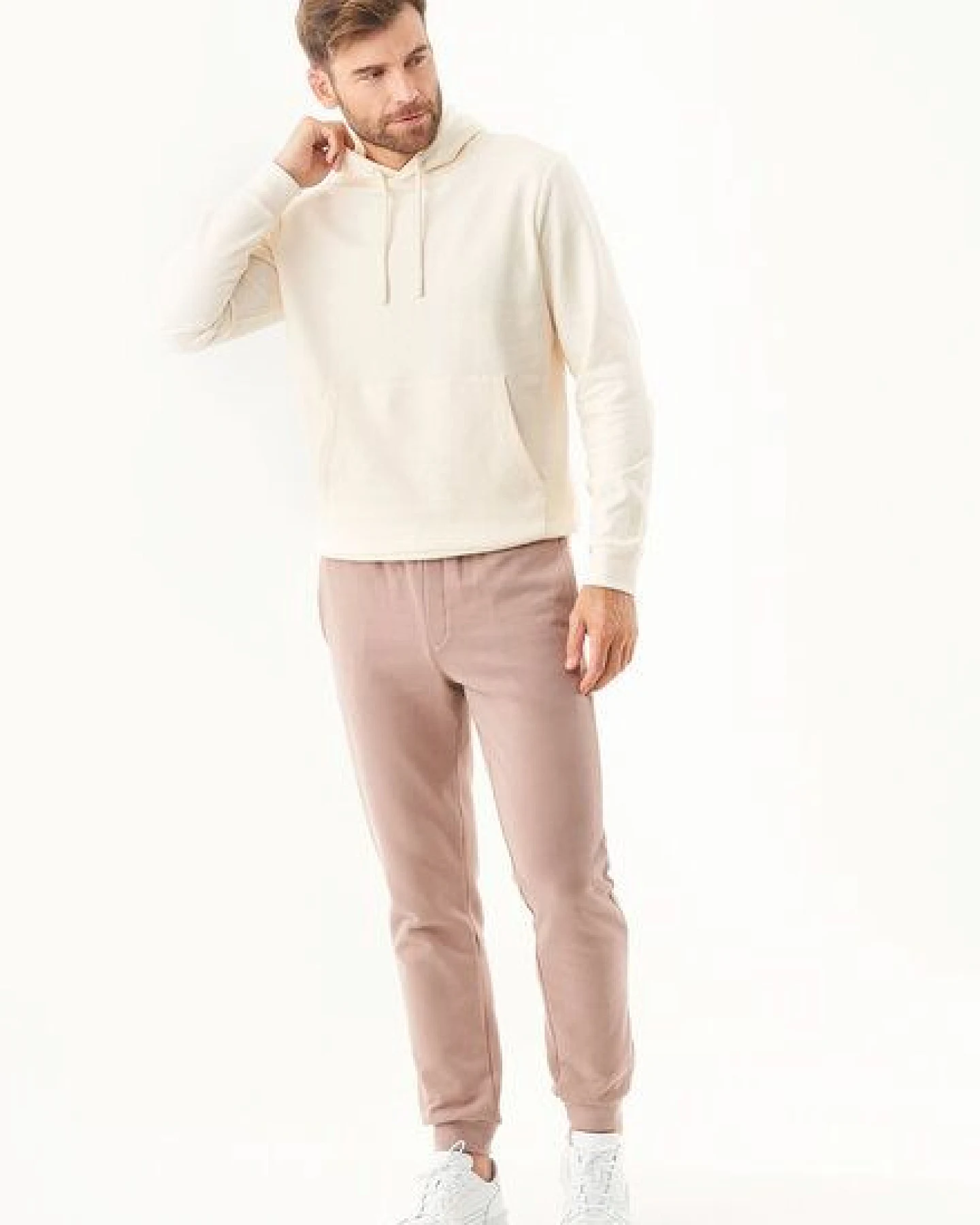 ORGANICATION ESSENTIALS-HOOLDEN-Soft Touch Hoodie aus Bio-Baumwolle – Ansicht 2