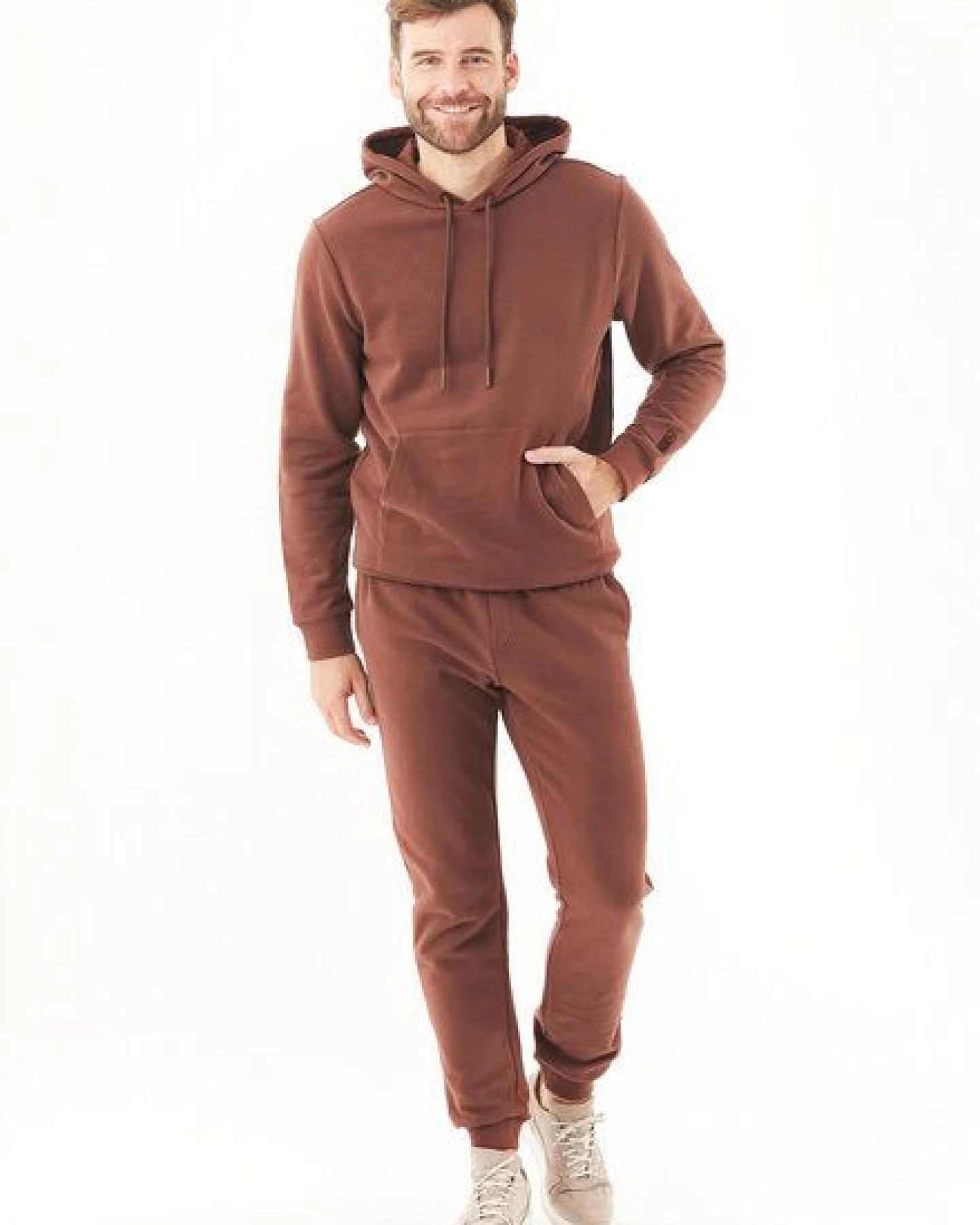 ORGANICATION ESSENTIALS-HOOLDEN-Soft Touch Hoodie aus Bio-Baumwolle – Ansicht 2