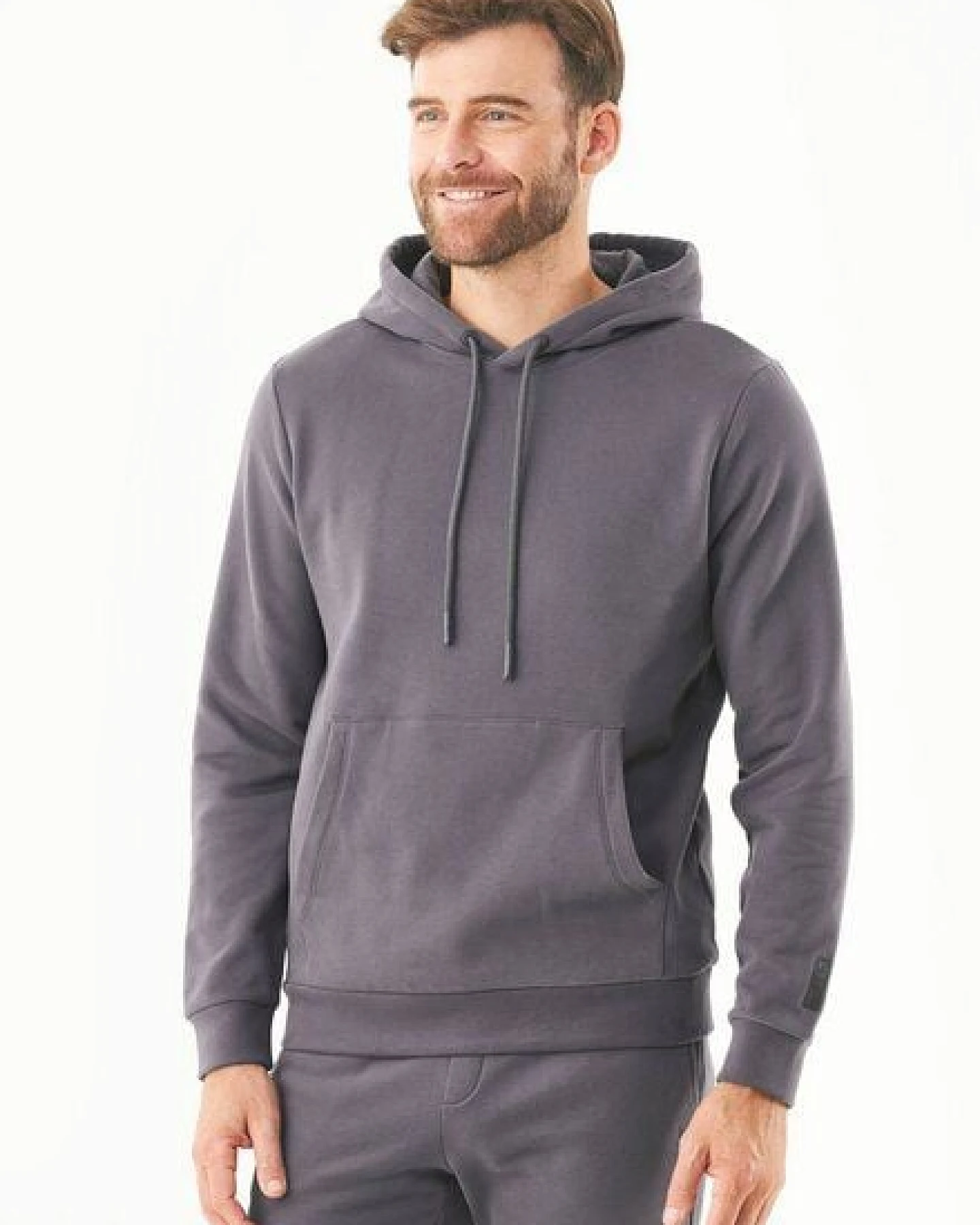 ORGANICATION ESSENTIALS-HOOLDEN-Soft Touch Hoodie aus Bio-Baumwolle – Ansicht 3