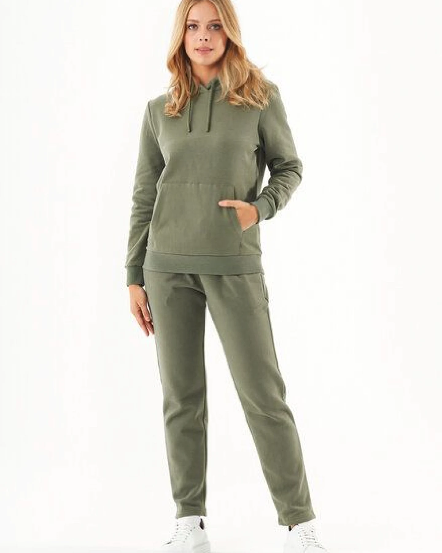 ORGANICATION ESSENTIALS-HARRE-Soft Touch Hoodie aus Bio-Baumwolle – Ansicht 2