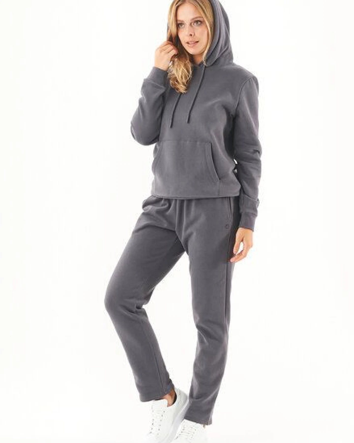 ORGANICATION ESSENTIALS-HARRE-Soft Touch Hoodie aus Bio-Baumwolle – Ansicht 2