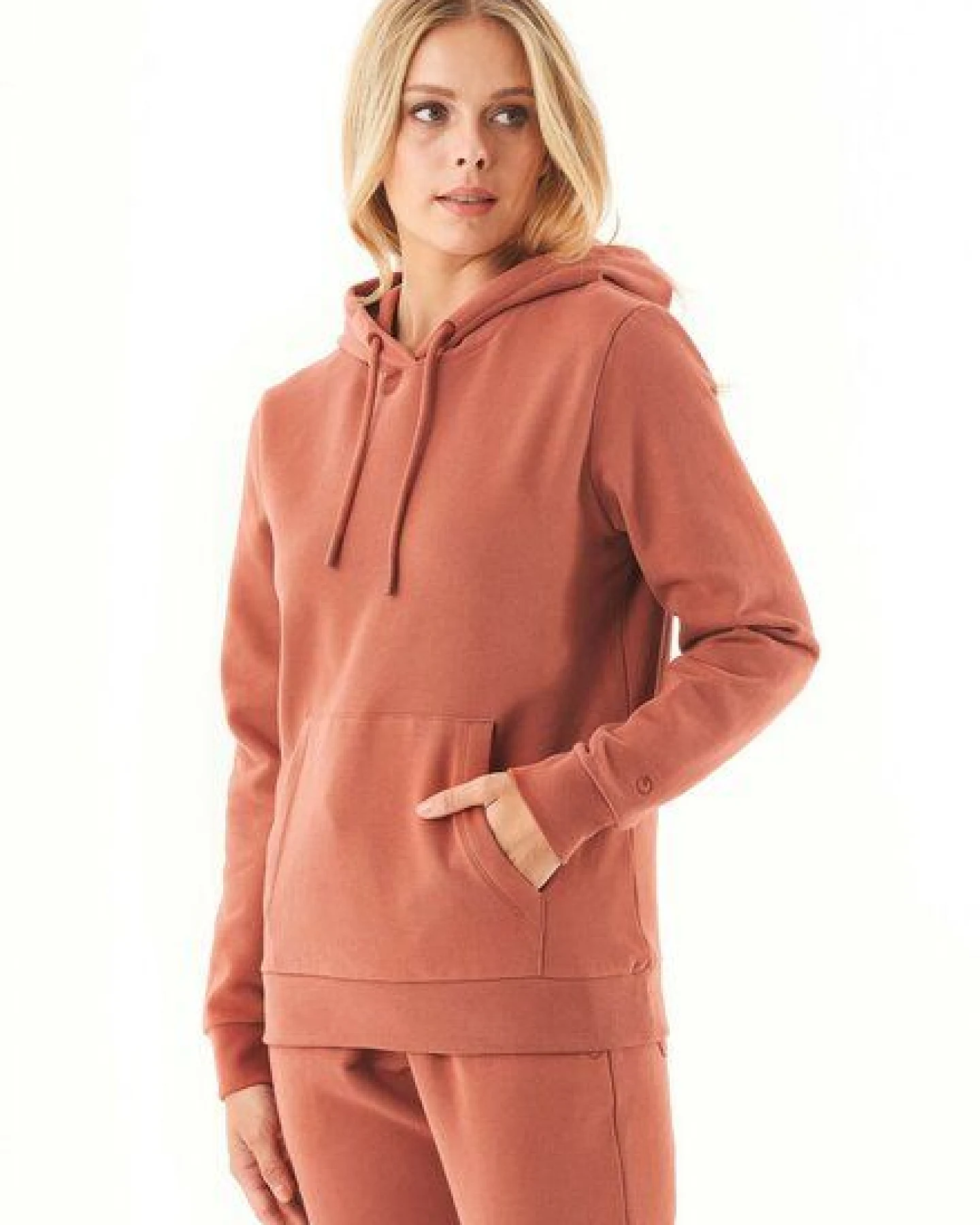 ORGANICATION ESSENTIALS-HARRE-Soft Touch Hoodie aus Bio-Baumwolle – Ansicht 3