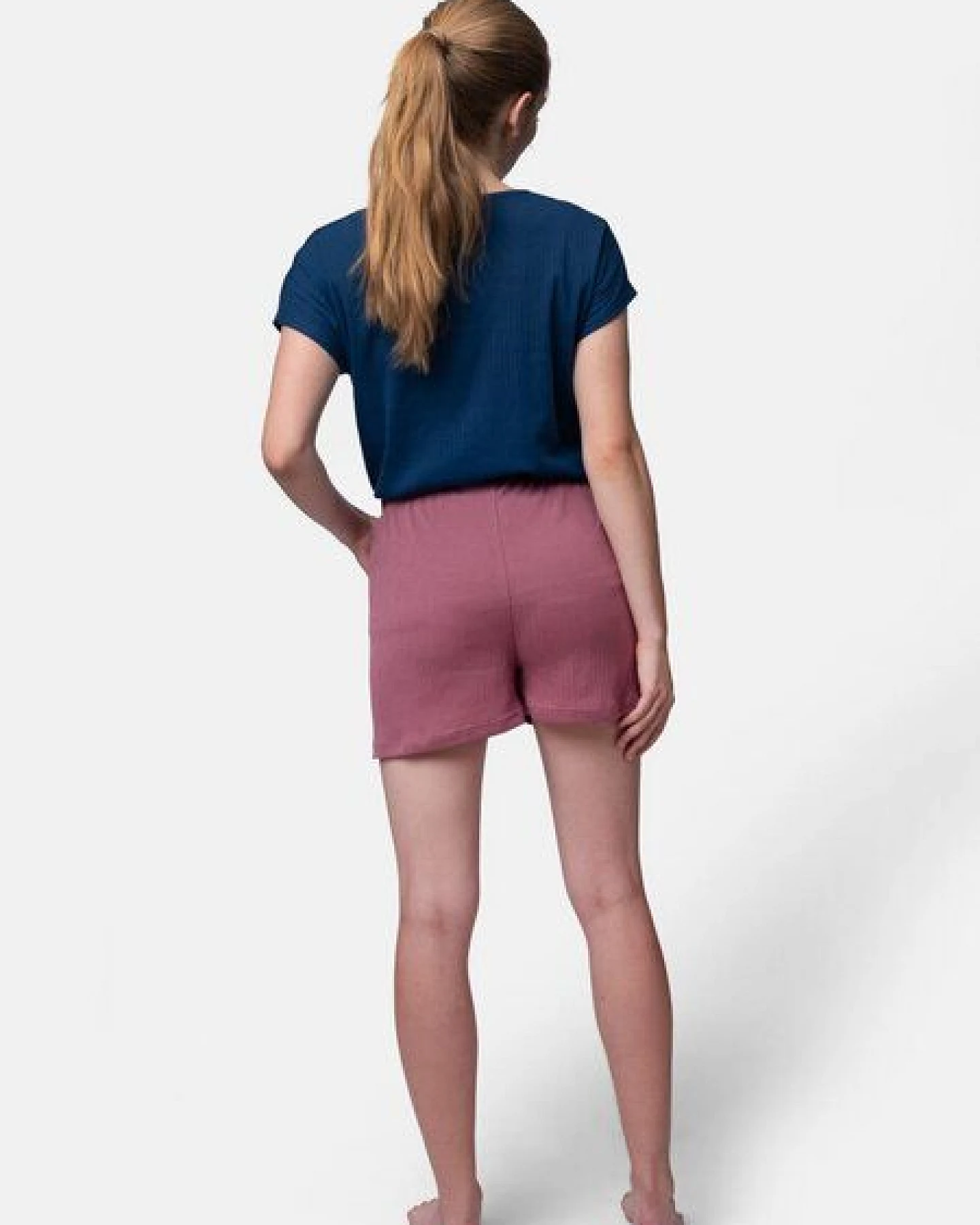 greenjama Damen Short aus Derby-Rib, GOTS-zertifiziert – Ansicht 2
