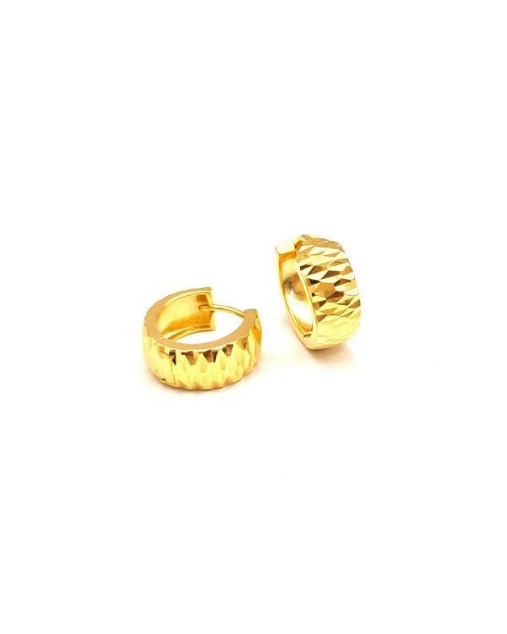 MOANINA Ohrringe Hoops Camila - 925 Silber/18k Gold Vermeil