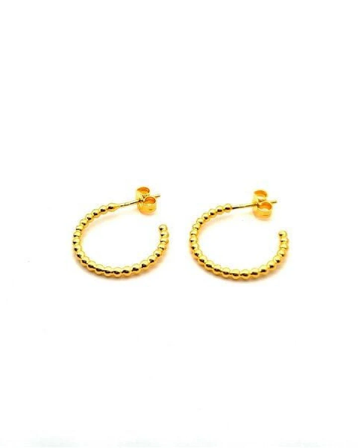 MOANINA Ohrringe Hoops Chia - 925 Silber/18k Gold Vermeil