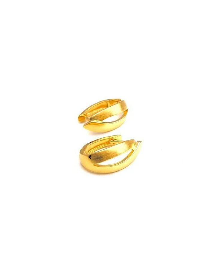 MOANINA Ohrringe Gabriela - 925 Silber/18k Gold Vermeil