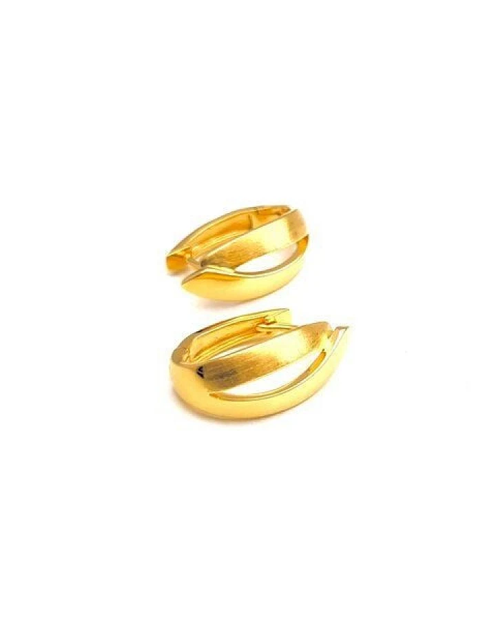 MOANINA Ohrringe Gabriela - 925 Silber/18k Gold Vermeil