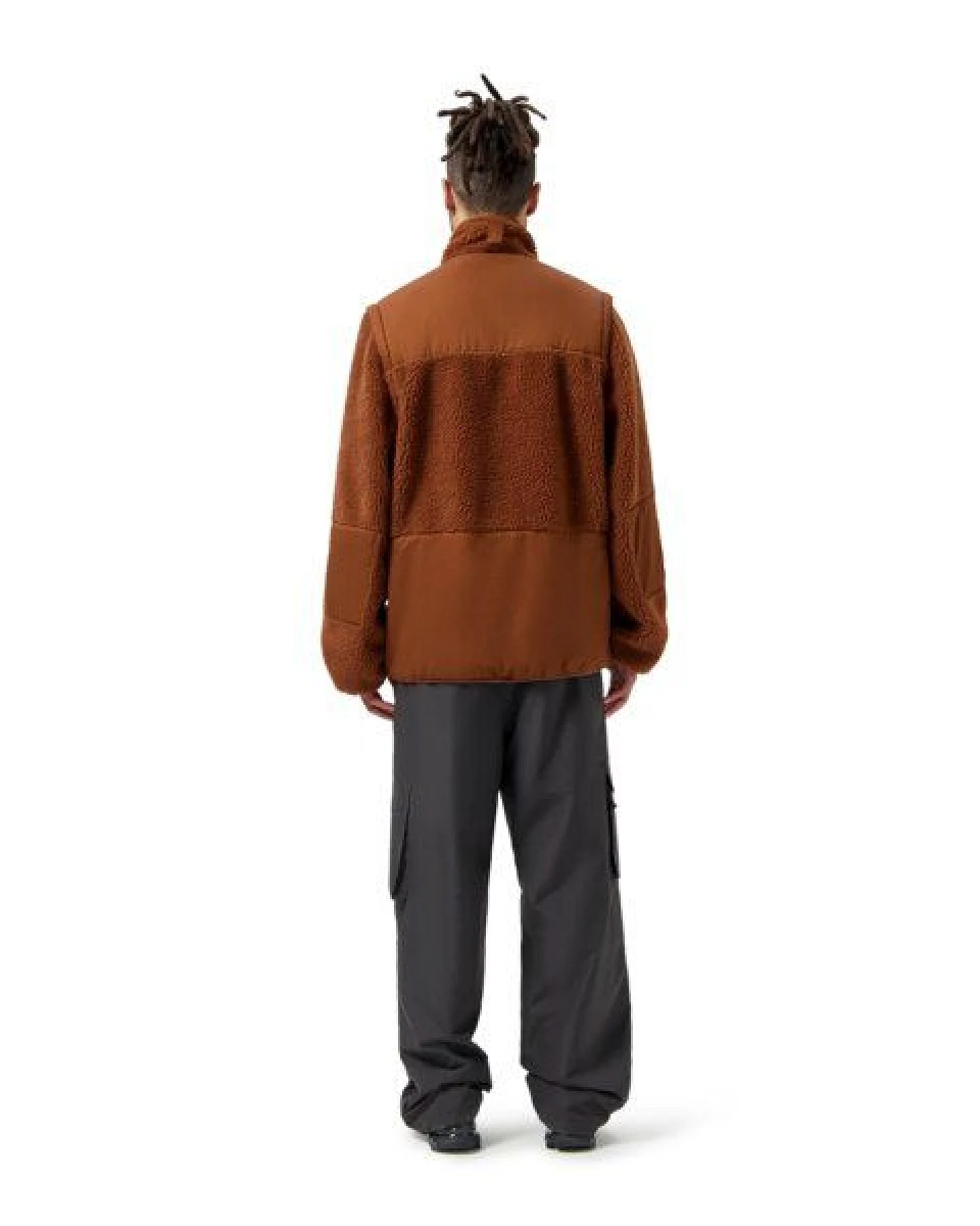 Maium Teddy Cardigan - Unisex Fleece Jacke aus recycling PET-Flaschen – Ansicht 4