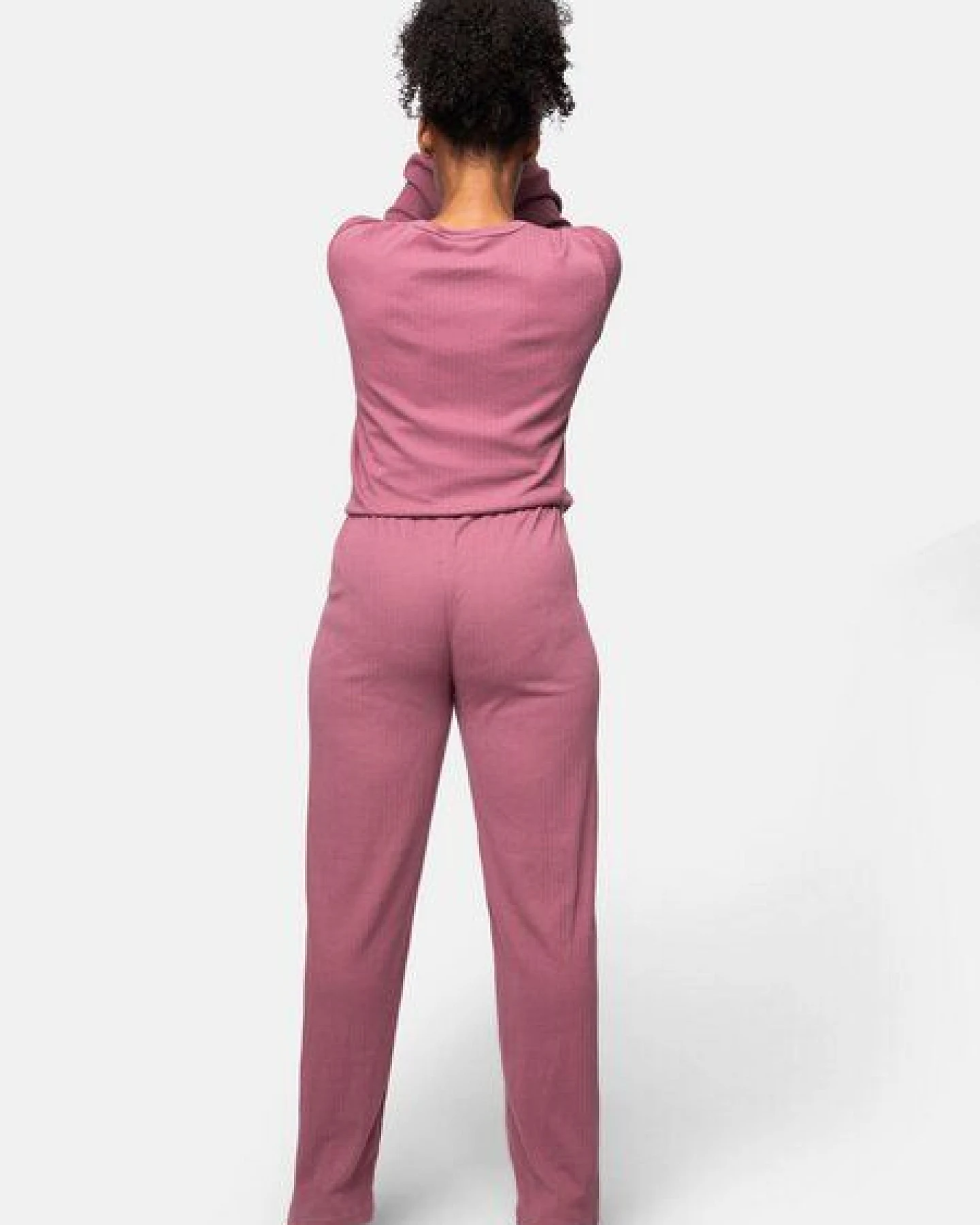 greenjama Damen Hose aus Derby-Rib, GOTS-zertifiziert – Ansicht 2