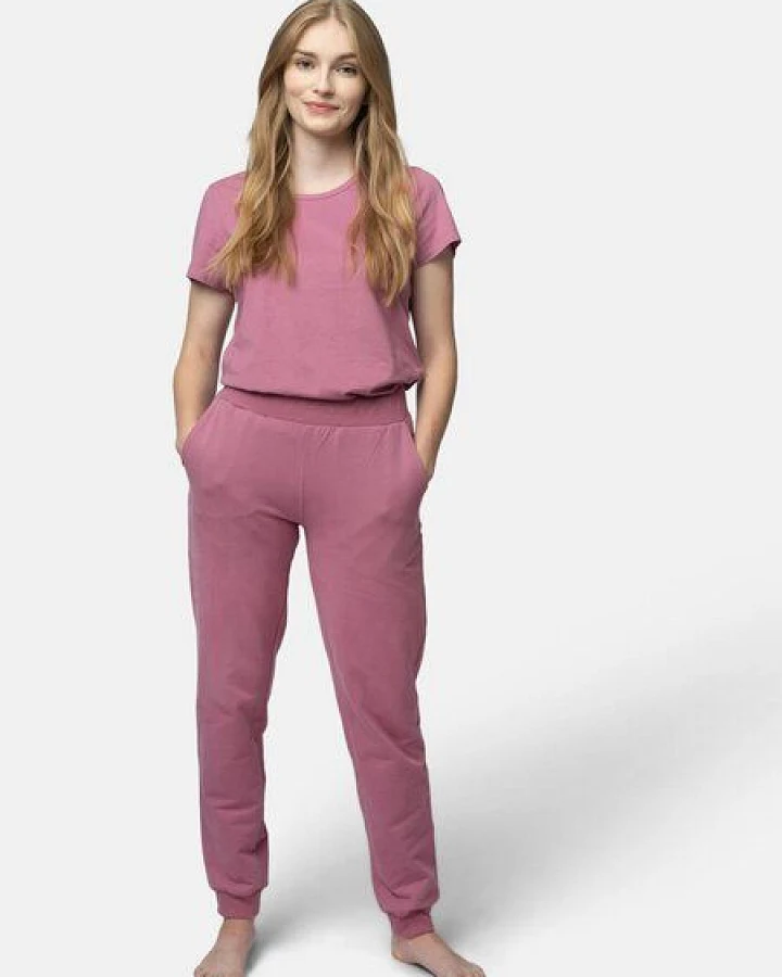 greenjama Damen Hose in weicher Sweat Qualität, GOTS-zertifiziert