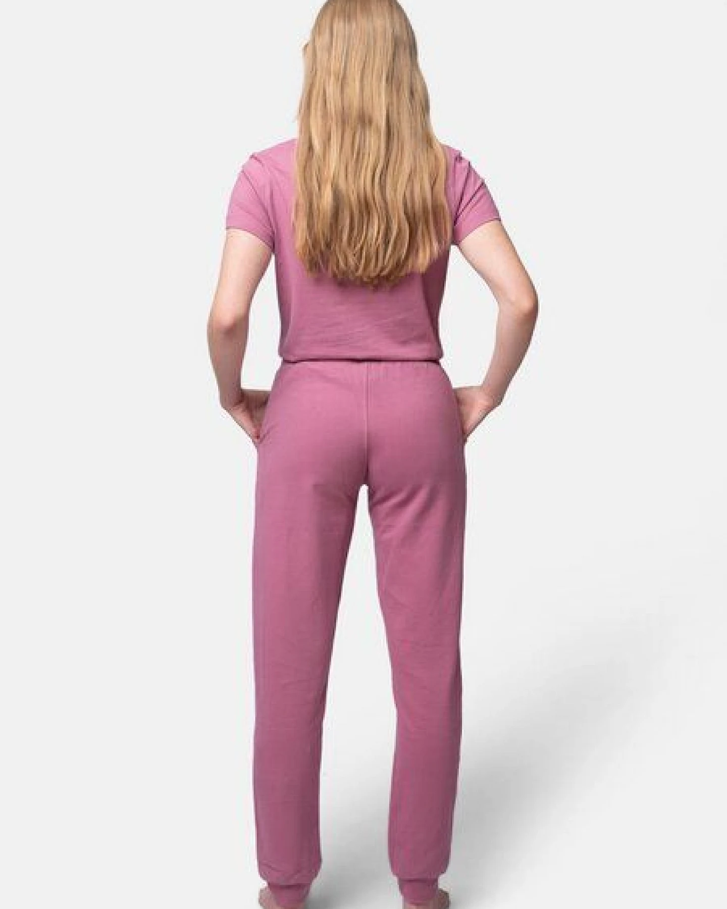 greenjama Damen Hose in weicher Sweat Qualität, GOTS-zertifiziert – Ansicht 2
