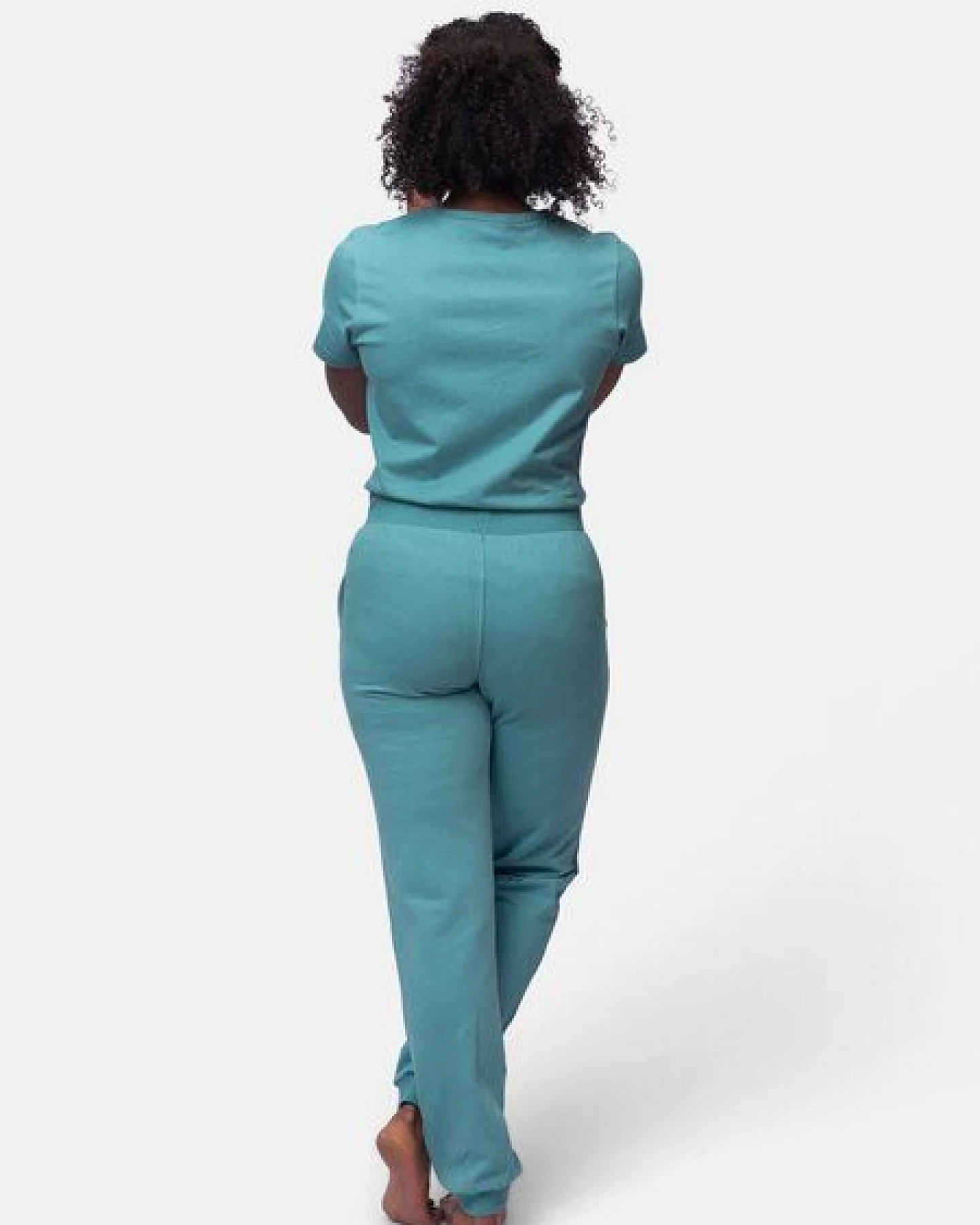 greenjama Damen Hose in weicher Sweat Qualität, GOTS-zertifiziert – Ansicht 2