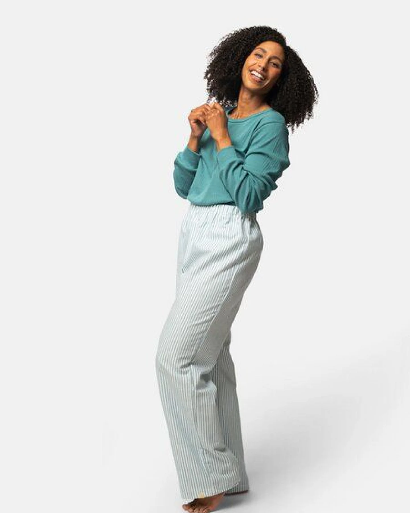 greenjama Damen Pyjama-Hose, GOTS-zertifiziert – Ansicht 2