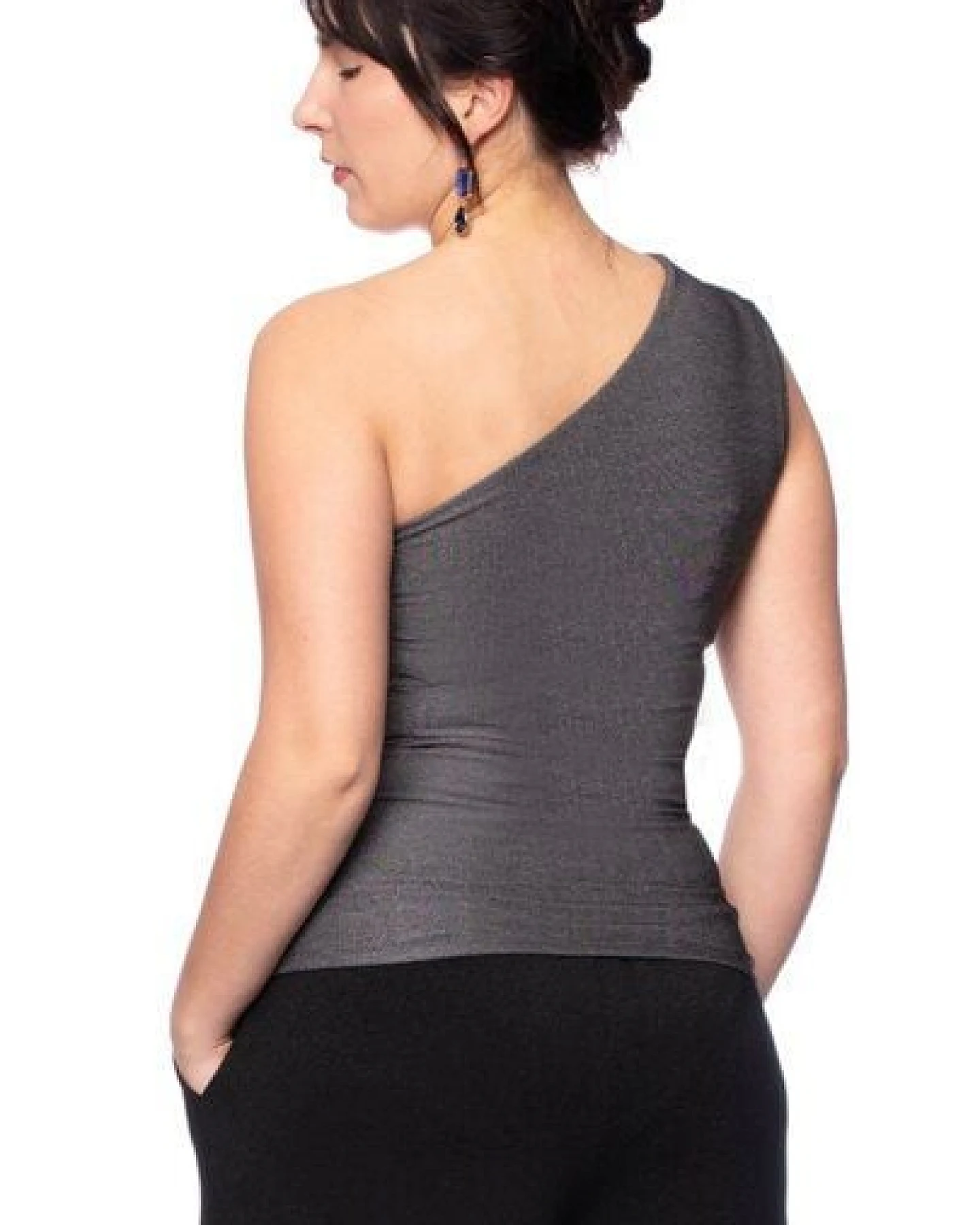 Ingoria LU Top mit asymmetrischer Schulterpartie – Ansicht 4