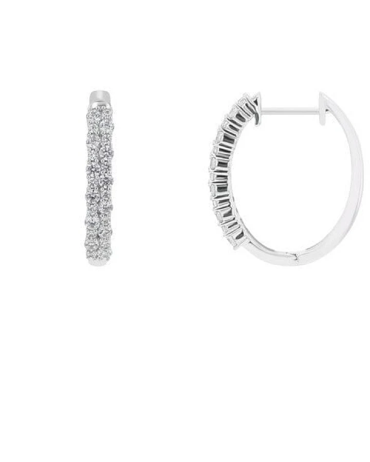 Eppi Runde Ohrringe mit Lab Grown Diamanten Nicholls
