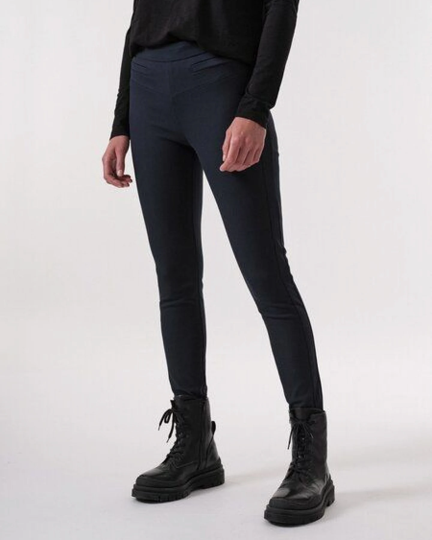 LANIUS Slim Fit Hose aus Bio-Baumwolle – Ansicht 2
