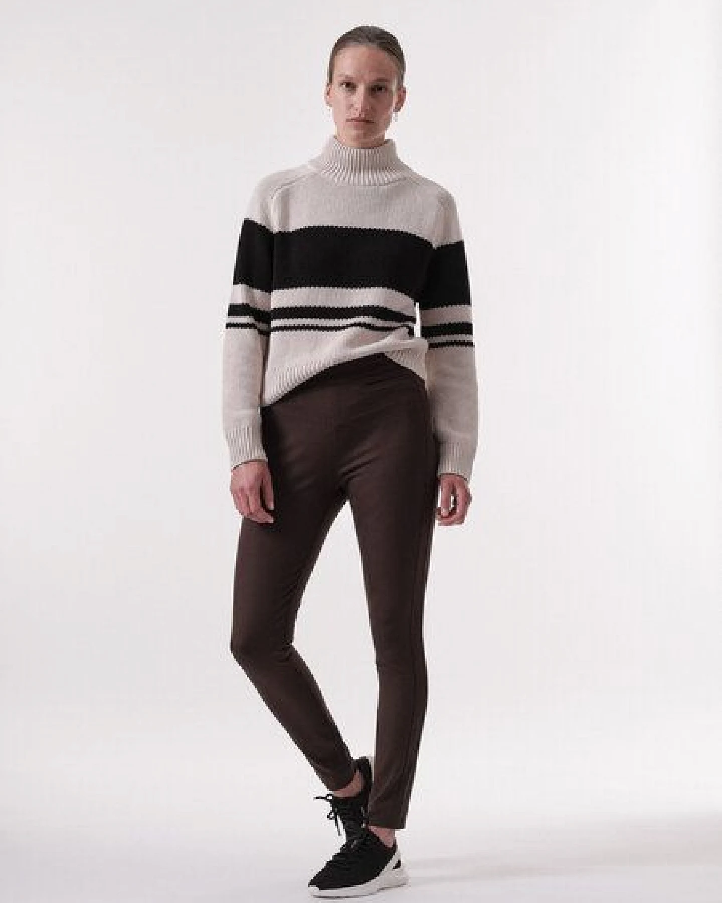 LANIUS Slim Fit Hose aus Bio-Baumwolle – Ansicht 2