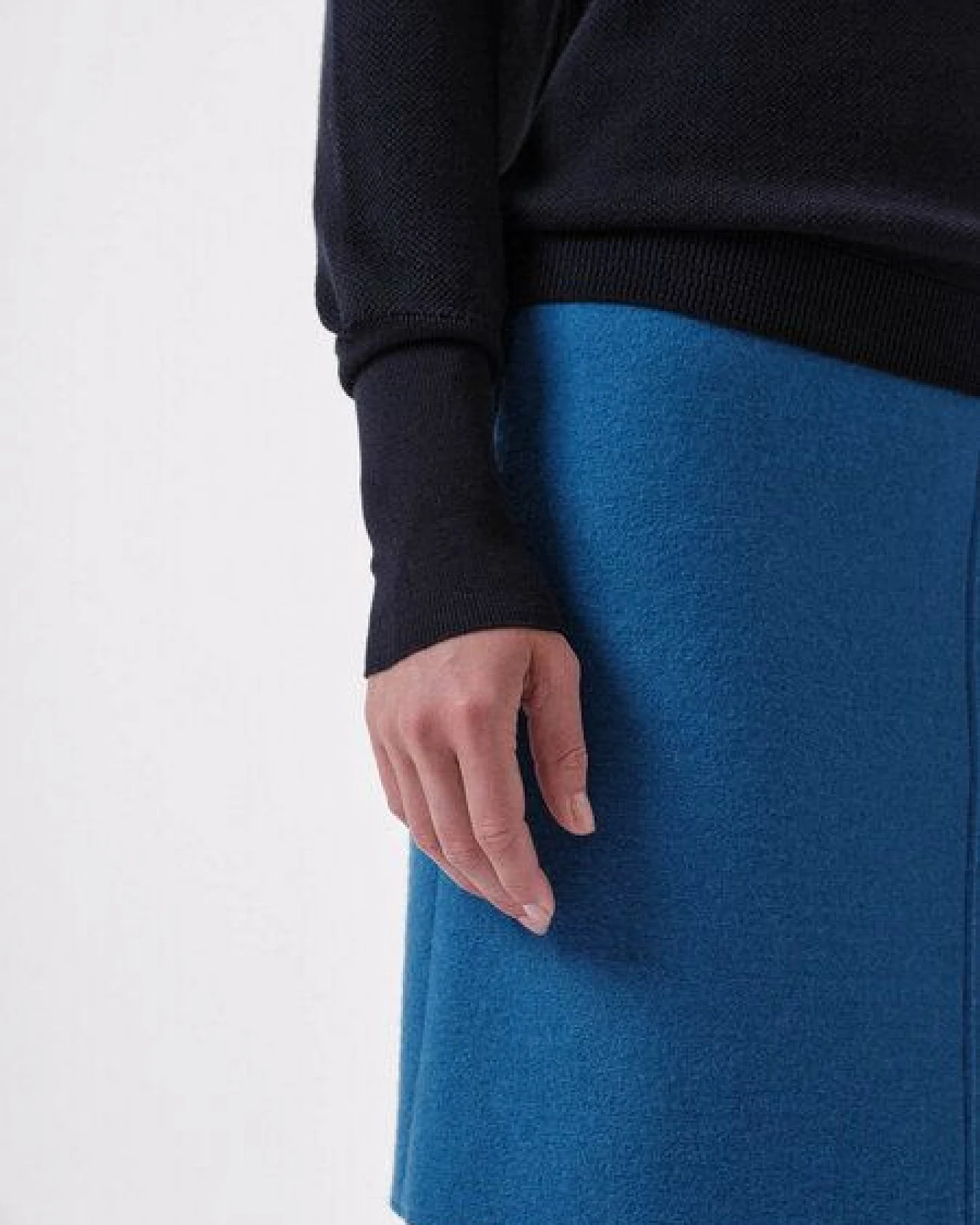 LANIUS Rollkragenpullover aus Bio-Baumwolle – Ansicht 4