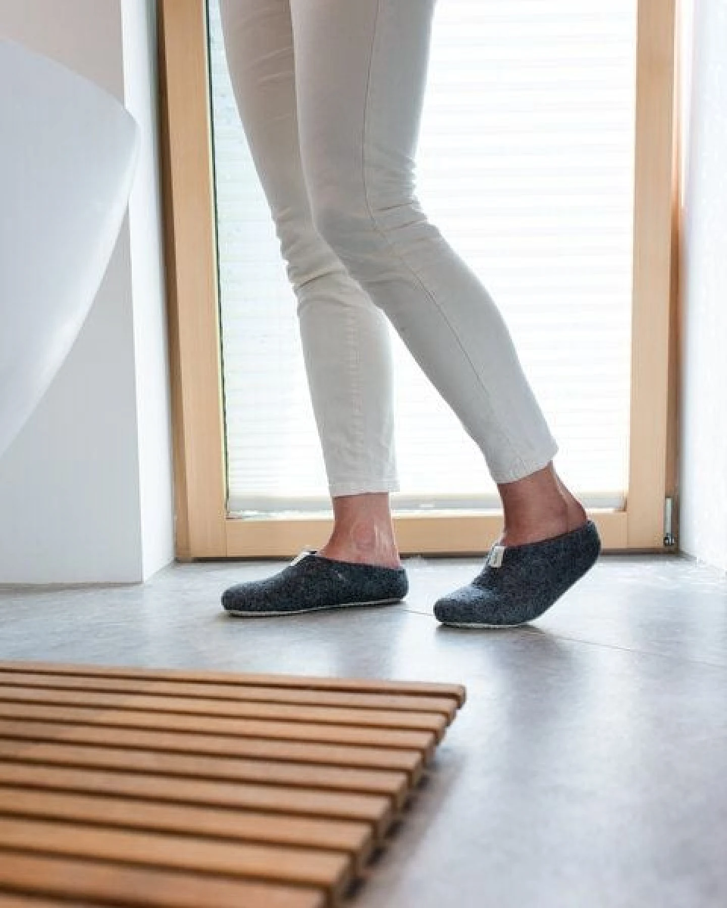 BAABUK Wollwalk Hausschuhe Modell: Mel – Ansicht 4