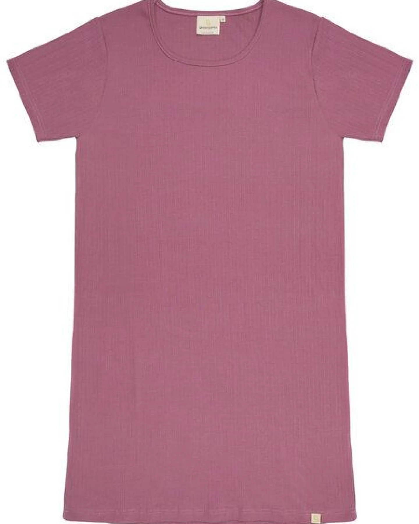 greenjama Damen Sleepshirt aus Derby-Rib, GOTS-zertifiziert – Ansicht 4