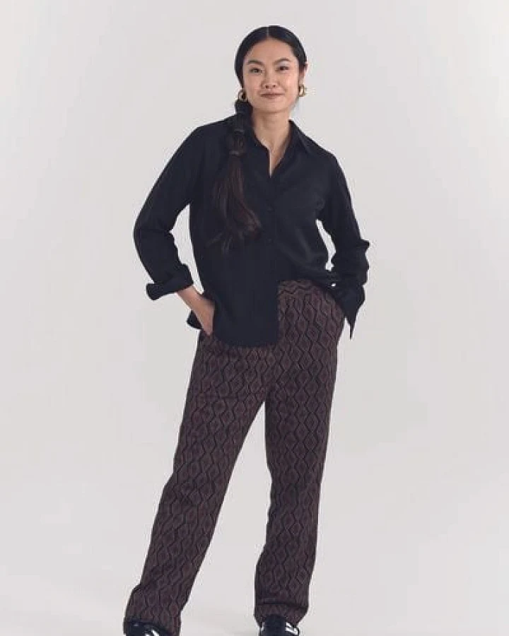 Komodo Longsleeve Bluse Kenji aus Tencel