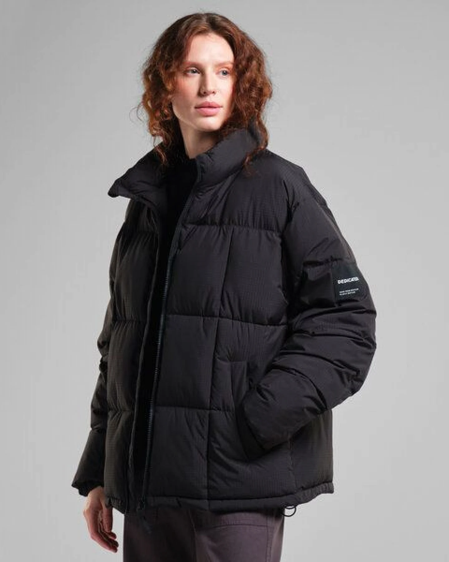 DEDICATED Winterjacke Short Puffer Sorsele – Ansicht 2