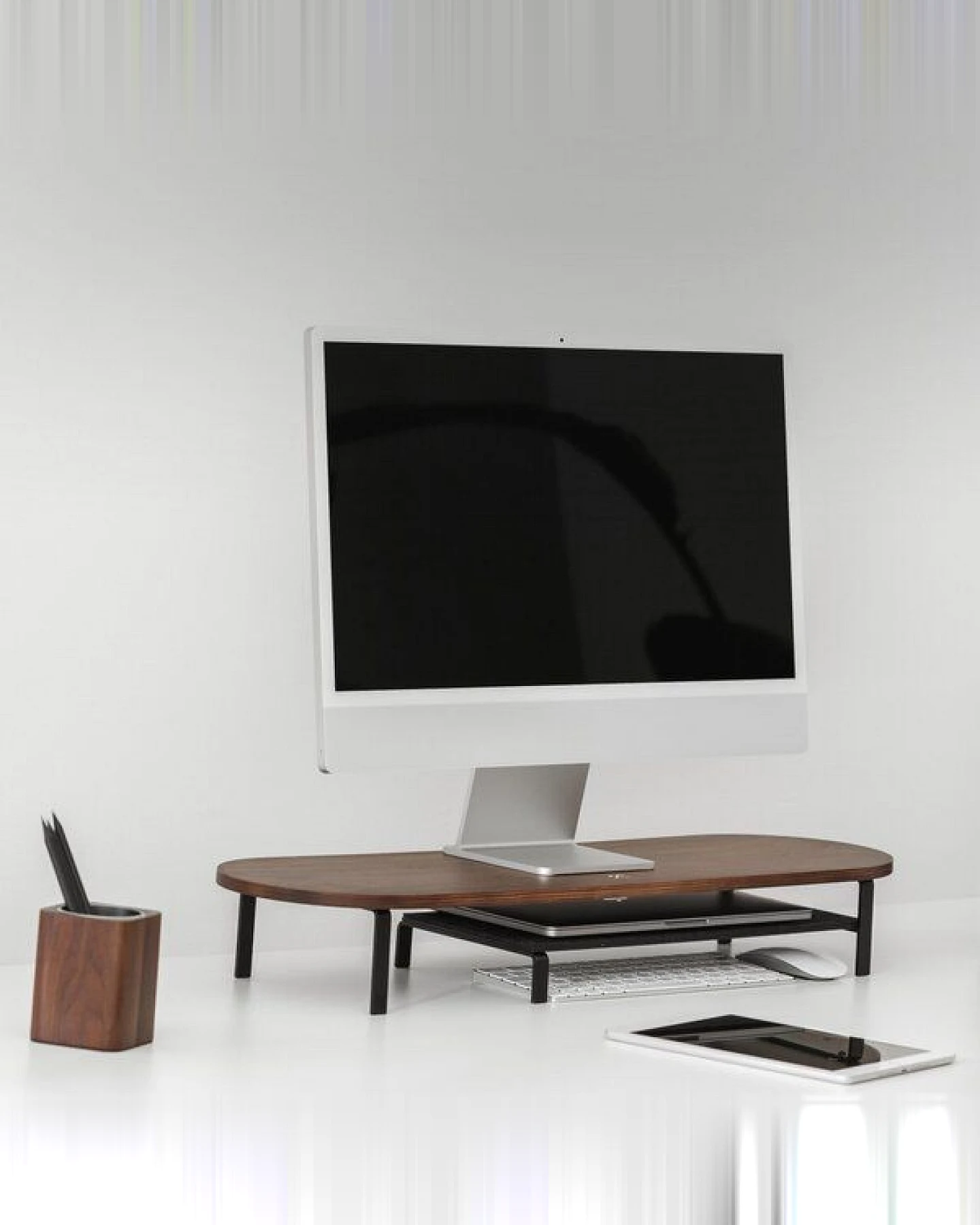 Woodcessories Monitorständer aus Holz – Ansicht 2