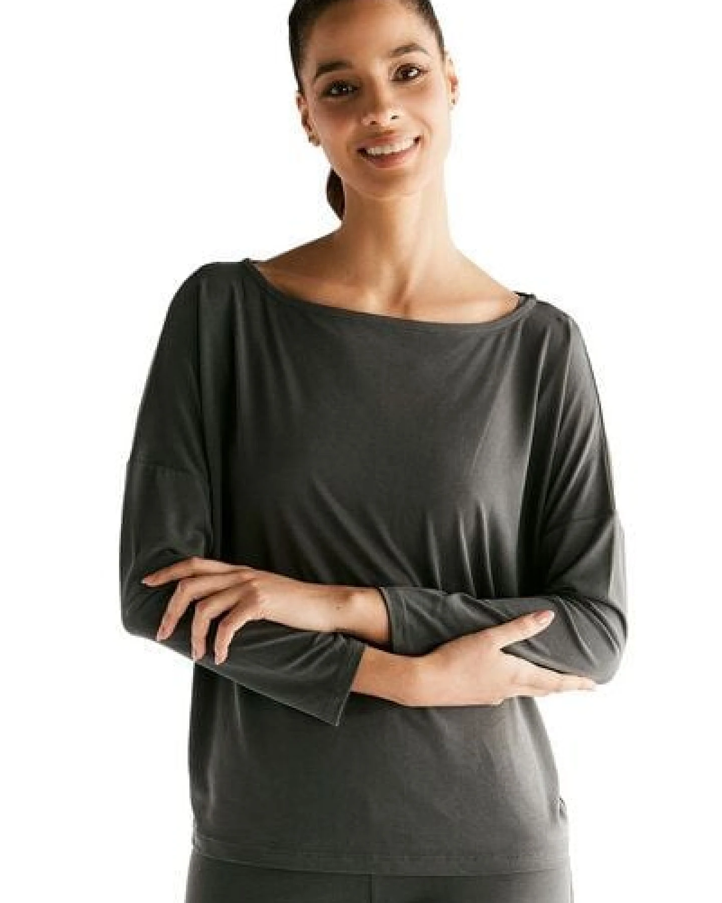 "True North" Damen Yogashirt aus TENCEL Modal – Ansicht 2