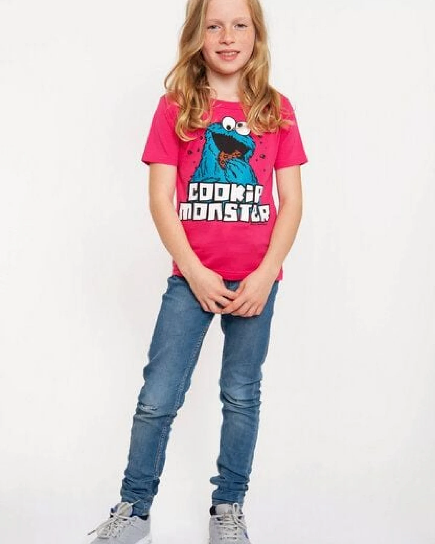 LOGOSH!RT LOGOSHIRT - Sesamstrasse - Krümelmonster "Cookie Monster" - Kinder – Ansicht 3