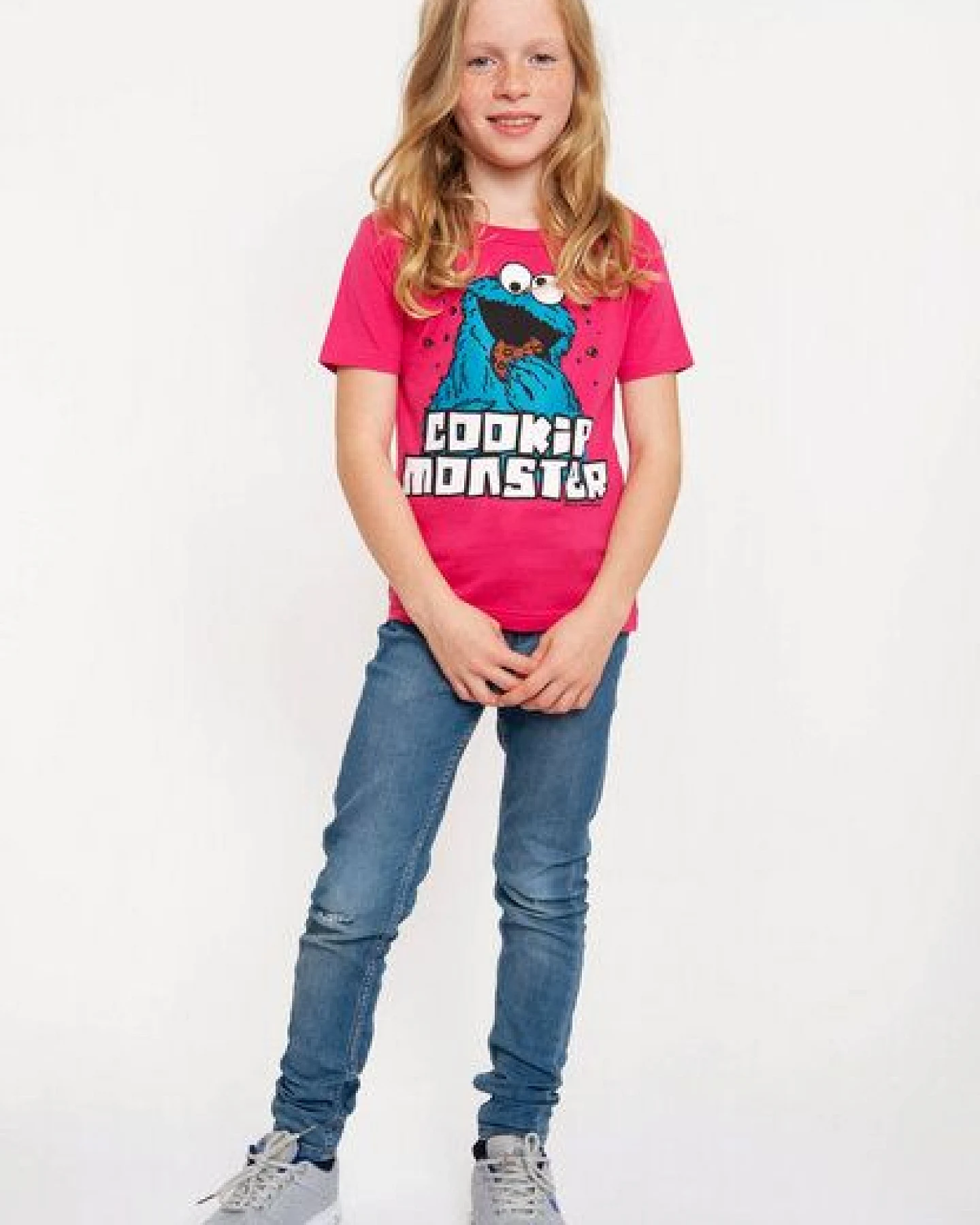 LOGOSH!RT LOGOSHIRT - Sesamstrasse - Krümelmonster "Cookie Monster" - Kinder – Ansicht 3