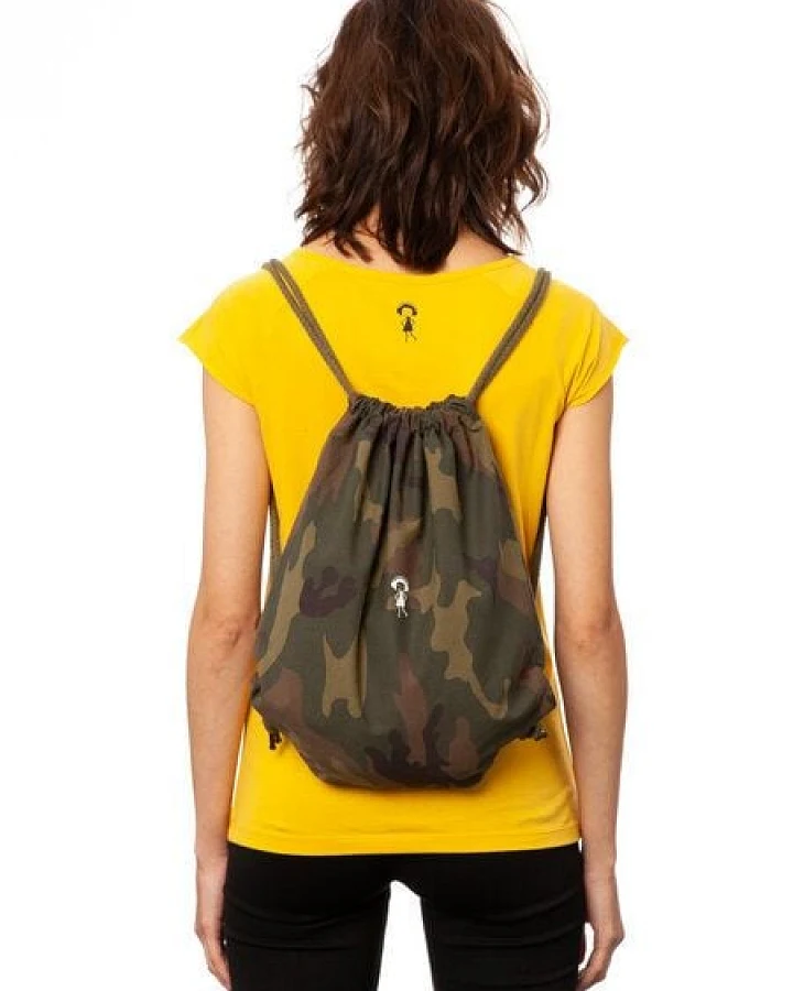 FellHerz Turnbeutel camouflage bio & fair