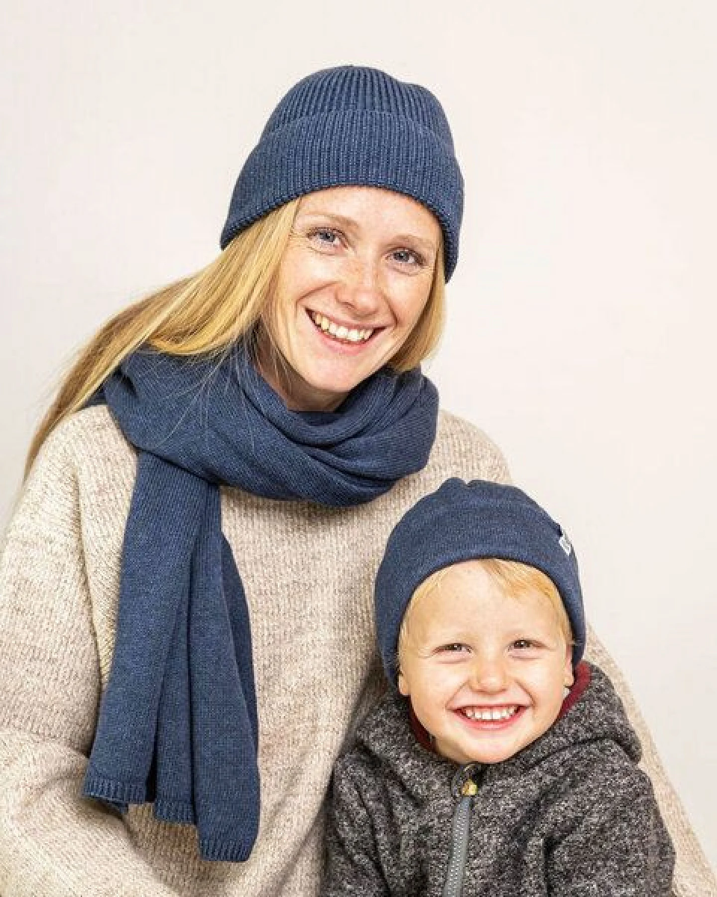 obumi Beanie Feinstrick aus Bio Baumwolle – Ansicht 2