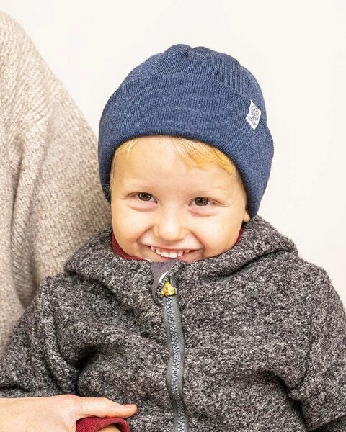 obumi Beanie Feinstrick aus Bio Baumwolle – Ansicht 3