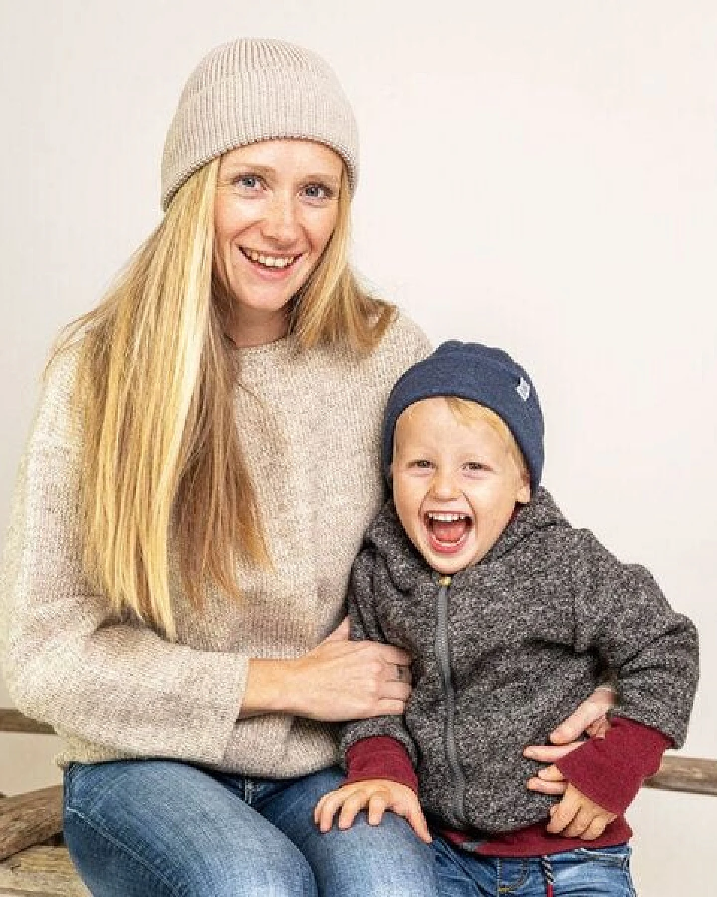 obumi Beanie Feinstrick aus Bio Baumwolle – Ansicht 4