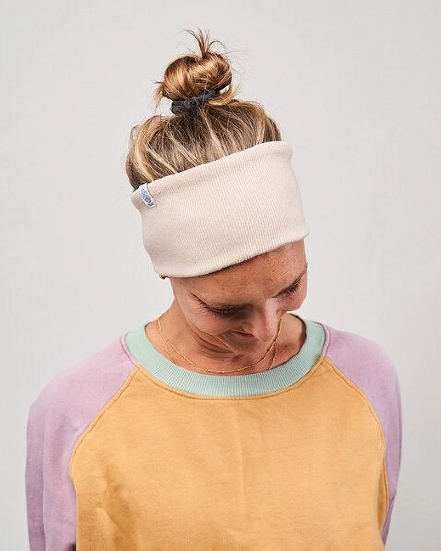 obumi Stirnband Rippe Classic aus Bio Baumwolle – Ansicht 2