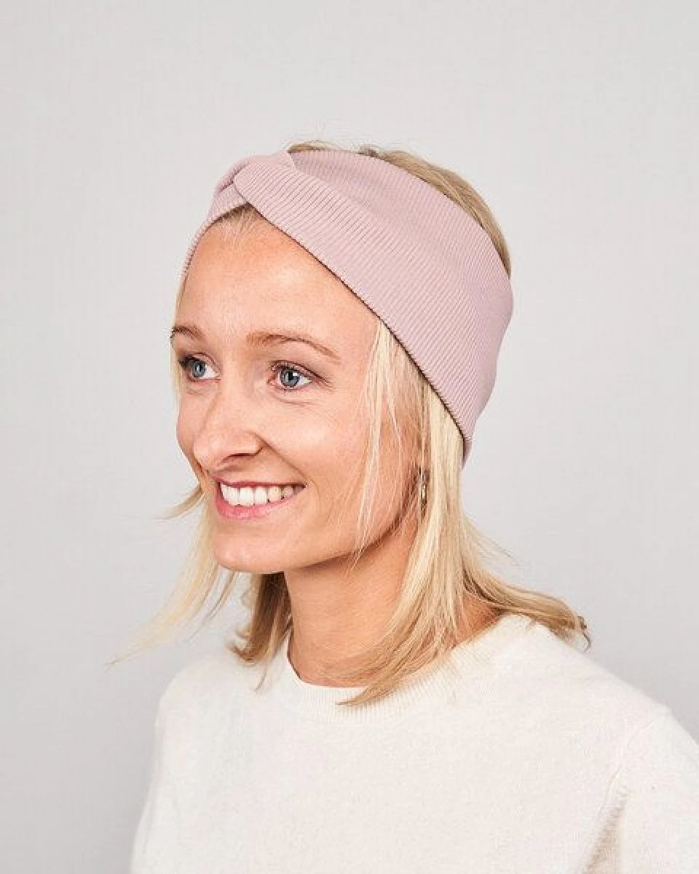 obumi Stirnband Rippe Knot aus Bio Baumwolle – Ansicht 2