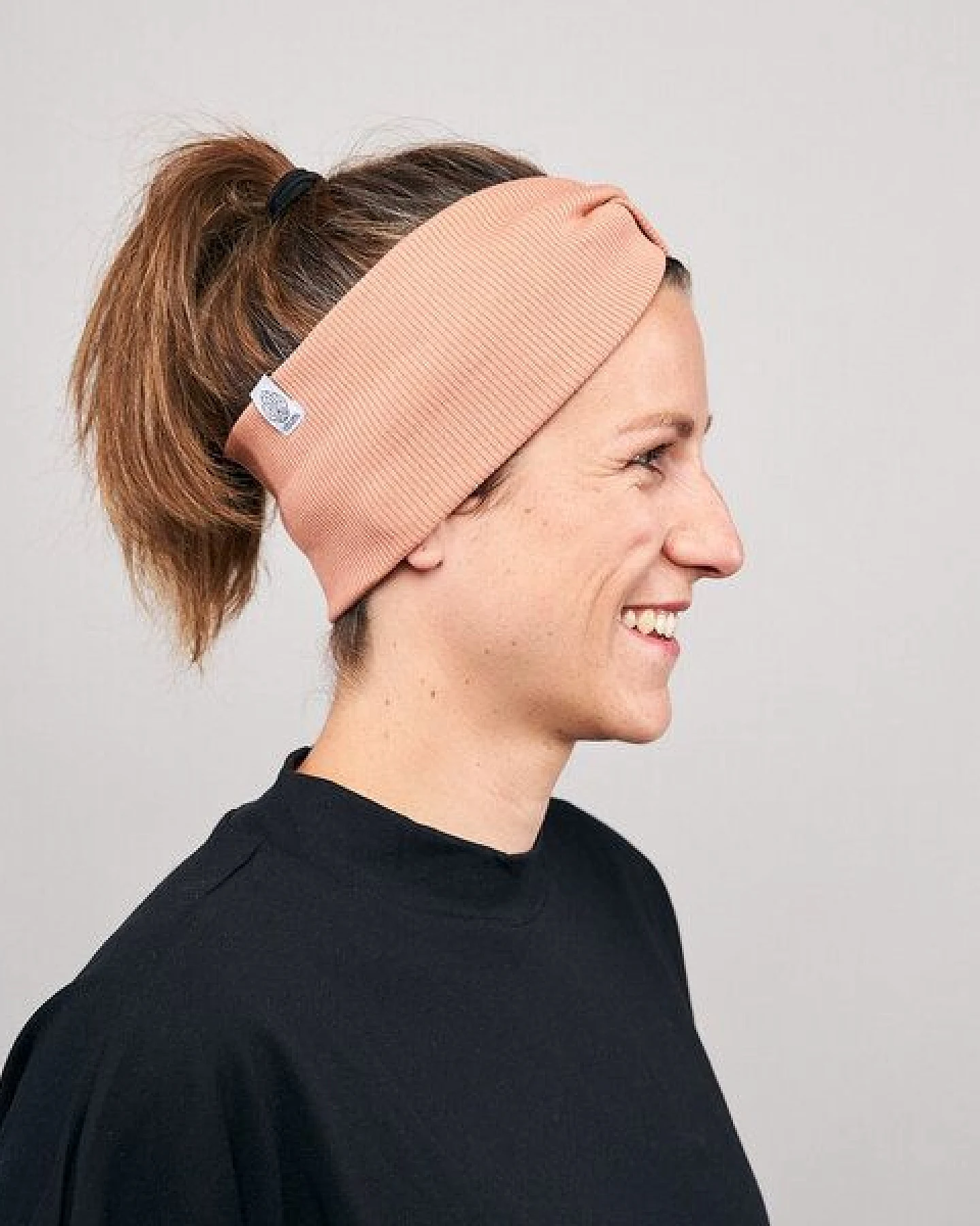 obumi Stirnband Rippe Knot aus Bio Baumwolle – Ansicht 3