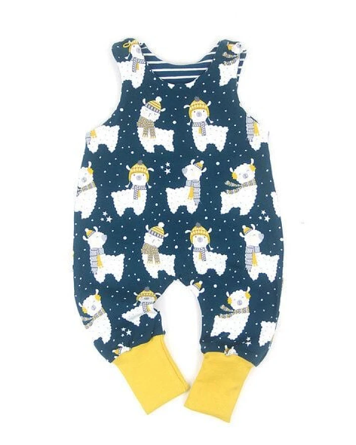 Sternchenwolke BIO Strampler "Winter Lama"