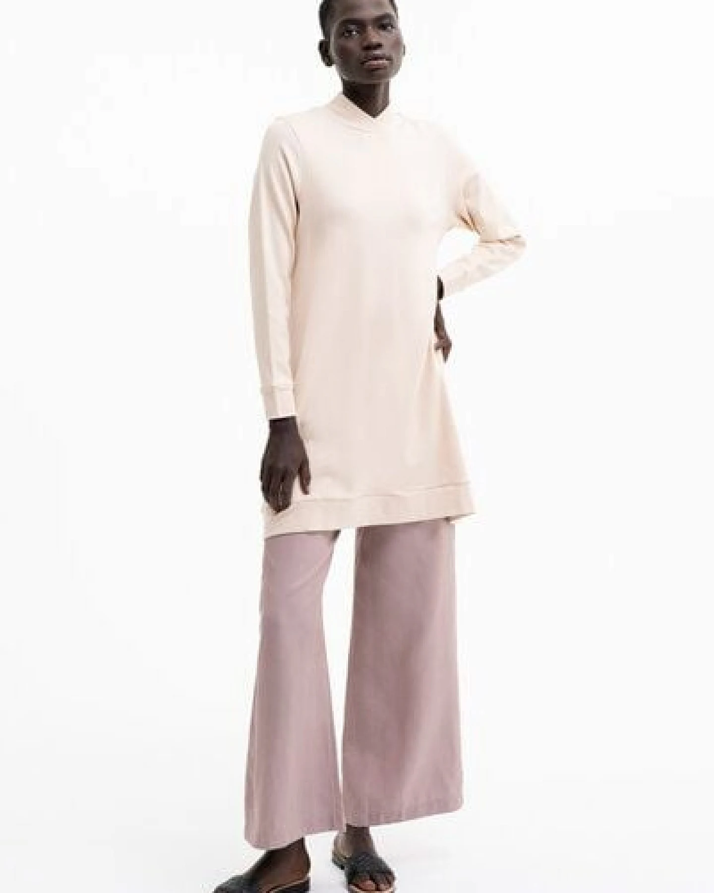 SHIPSHEIP JUMPER DRESS - Damen Kleid aus Bio-Baumwoll Mix – Ansicht 2